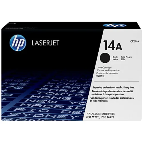 Hp 14a Genuine Laserjet Toner Cartridge - Black