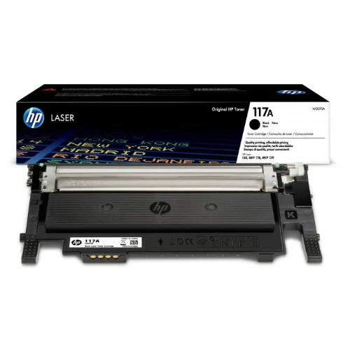 HP 117a Black Laser Toner Cartridge - W2070a