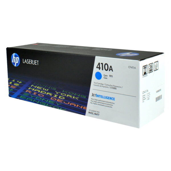 HP 410A Cyan Original LaserJet Toner Cartridge (CF411A)