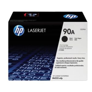 HP 90A Black Original LaserJet Toner Cartridge (CE390A)